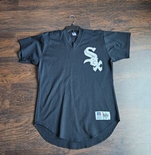Vintage Chicago White Sox Jersey Size 44 Diamond Collection Russell Athletic USA